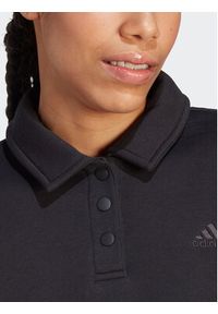 Adidas - adidas Bluza All SZN Fleece Graphic IL1514 Czarny Loose Fit. Kolor: czarny. Materiał: bawełna