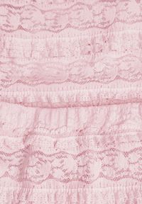 Born2be - Różowy Koronkowy Komplet Bluzka z Długim Rękawem i Spódnico-Spodenki Lupeiros. Kolor: różowy. Materiał: koronka #5