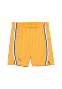 Puma - Męskie koszykarskie szorty meczowe Maccabi PUMA Gold Fusion Yellow. Kolor: żółty