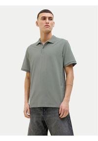 Jack & Jones - Jack&Jones Polo Kane 12270150 Zielony Regular Fit. Typ kołnierza: polo. Kolor: zielony. Materiał: syntetyk, bawełna