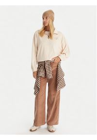 Billabong Bluza Coffee Time EBJKT00115 Écru Regular Fit. Materiał: syntetyk