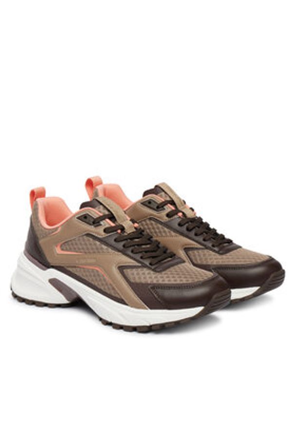 Calvin Klein Sneakersy Hike Run Ckstripe Mesh HW0HW03002 Różowy. Kolor: różowy. Materiał: materiał. Sport: bieganie