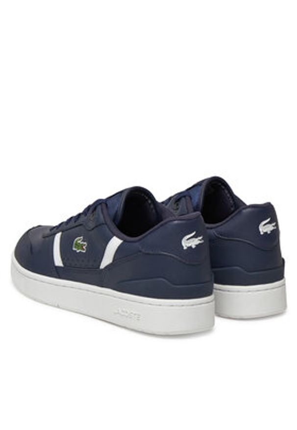 Lacoste Sneakersy 7-49SMA0068 Granatowy. Kolor: niebieski. Materiał: skóra