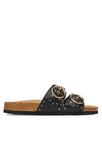 ONLY Shoes Klapki Onlmaxi-15 Pu Studs Buckle 15341190 Czarny. Kolor: czarny. Materiał: skóra