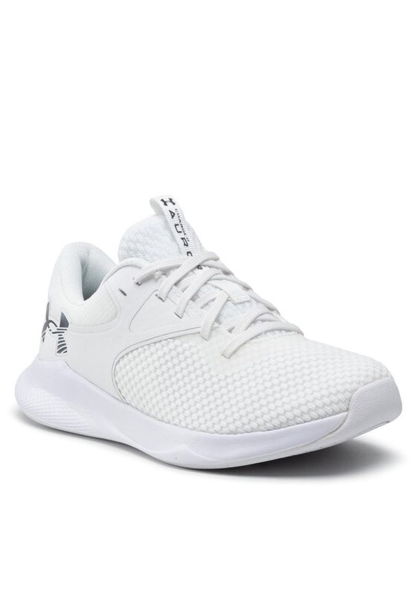 Under Armour Buty na siłownię Ua W Charged Aurora 2 3025060-100 Biały. Kolor: biały. Materiał: materiał. Sport: fitness