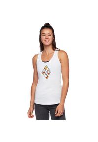 Koszulka bez rękawów Damska Black Diamond Rainbow Diamond Tank. Kolor: biały. Długość rękawa: bez rękawów