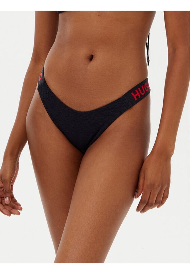 Hugo - HUGO Dół od bikini Dotti 50540206 Czarny. Kolor: czarny. Materiał: syntetyk