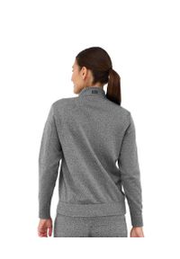 Bluza damska wełniana z krótkim ekspresem Brubeck OUTDOOR MERINO. Kolor: szary. Materiał: wełna, poliamid, poliester, elastan. Długość: krótkie. Sport: outdoor