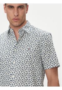 TOMMY HILFIGER - Tommy Hilfiger Koszula MW0MW38585 Beżowy Slim Fit. Kolor: beżowy. Materiał: bawełna #4