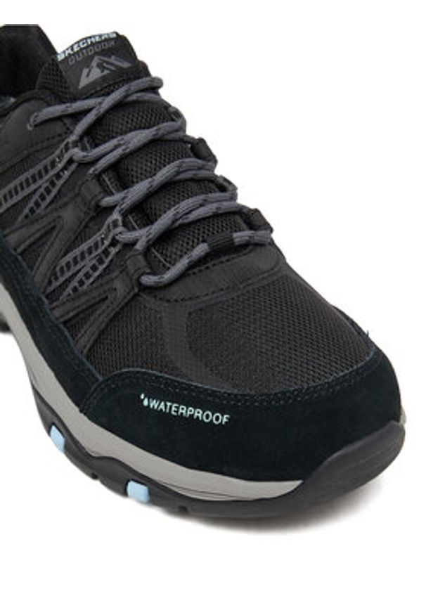 skechers - Skechers Trekkingi Trego 180003/BKBL Czarny. Kolor: czarny. Materiał: materiał
