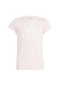 Adidas - Essentials Big Logo Cotton Tee. Kolor: wielokolorowy, różowy, biały