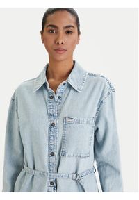 Guess Jeans Sukienka jeansowa W6RK26 D5M83 Niebieski Regular Fit. Kolor: niebieski. Materiał: bawełna #3