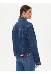 Tommy Jeans Kurtka jeansowa DW0DW19280 Granatowy Mom Fit. Kolor: niebieski. Materiał: bawełna #5