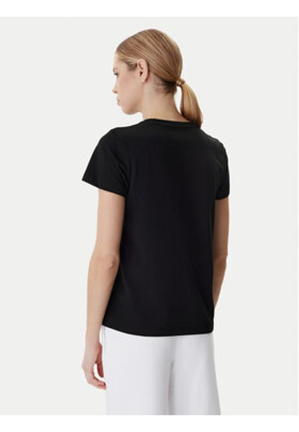 Guess Jeans T-Shirt W6RI18 J1314 Czarny Regular Fit. Kolor: czarny. Materiał: bawełna