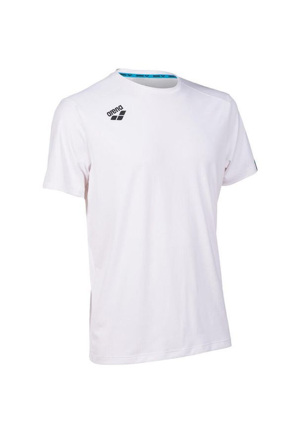 Koszulka sportowa Arena Team T-Shirt Solid. Kolor: biały. Materiał: skóra, materiał
