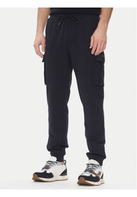 Aeronautica Militare Spodnie dresowe 251PF860F459 Granatowy Regular Fit. Kolor: niebieski. Materiał: bawełna #1