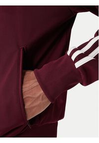 Adidas - adidas Bluza Firebird KE1646 Bordowy Loose Fit. Kolor: czerwony. Materiał: syntetyk #2