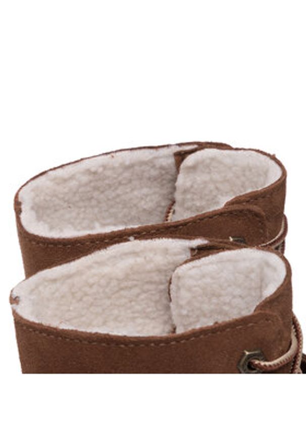 Timberland Trapery Authentics Teddy Flecce W TB08328R2421 Brązowy. Kolor: brązowy. Materiał: skóra