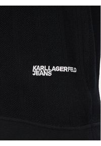 Karl Lagerfeld Jeans Polo B2M18028 Czarny Relaxed Fit. Typ kołnierza: polo. Kolor: czarny. Materiał: bawełna #3