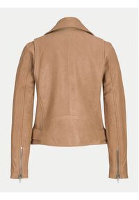 JJXX Kurtka skórzana Holly 12200286 Brązowy Regular Fit. Kolor: brązowy. Materiał: skóra #8