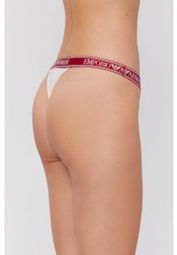 Emporio Armani Underwear Stringi 164522.1A227 (2-pack) kolor różowy. Kolor: różowy. Materiał: materiał, dzianina. Wzór: gładki #4