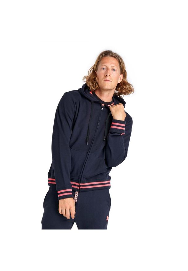 LEONE 1947 APPAREL - Welcome Back Męski dres z kapturem i zamkiem. Kolor: czarny. Materiał: dresówka. Sport: fitness