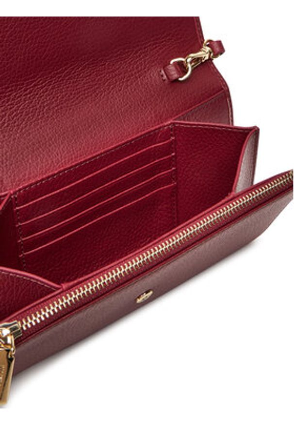 Coccinelle Torebka Mw5 Metallic Soft E2 MW5 18 27 01 Bordowy. Kolor: czerwony. Materiał: skórzane