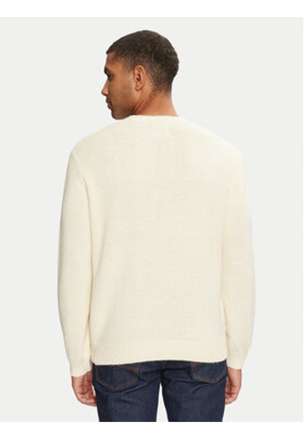 Only & Sons Sweter Anthony 22029798 Écru Regular Fit. Kolor: kremowy. Materiał: syntetyk, bawełna