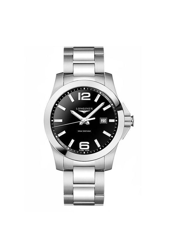 Zegarek Męski LONGINES Conquest L3.760.4.56.6. Rodzaj zegarka: analogowe. Materiał: koronka. Styl: klasyczny, elegancki, sportowy