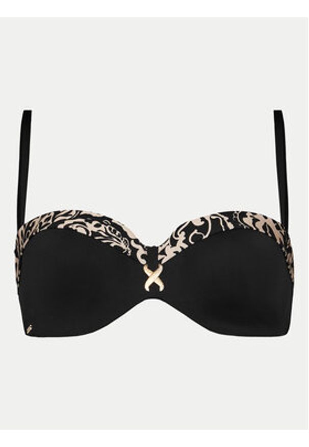 SELMARK - Selmark Góra od bikini BJ716 Czarny. Kolor: czarny. Materiał: syntetyk