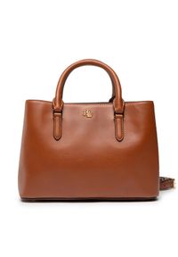 Lauren Ralph Lauren Torebka Marcy 26 431876725005 Brązowy. Kolor: brązowy. Materiał: skórzane
