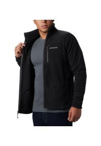 columbia - Bluza polarowa turystyczna męska Columbia Fast Trek II FZ. Kolor: czarny. Materiał: polar. Sport: turystyka piesza