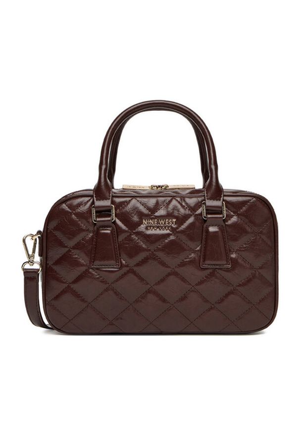 Nine West Torebka CEO-STACY-LA374-4067 Brązowy. Kolor: brązowy