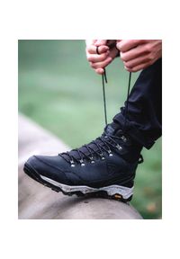 Buty trekkingowe Kilpi Tracker WP High. Kolor: czarny. Materiał: nylon. Styl: sportowy. Sport: turystyka piesza #1