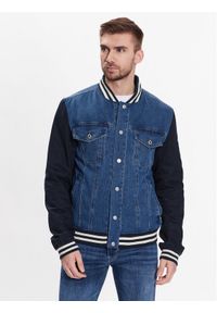 Pepe Jeans Kurtka jeansowa Unity PM402714 Niebieski Regular Fit. Kolor: niebieski