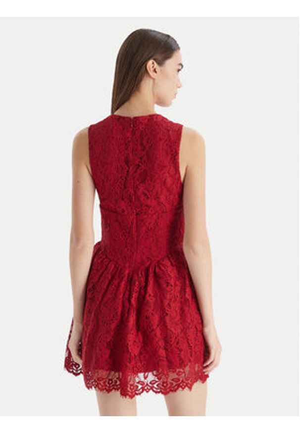 BARDOT - Bardot Sukienka koktajlowa Luisa 60091DB Czerwony Regular Fit. Kolor: czerwony. Materiał: syntetyk. Styl: wizytowy