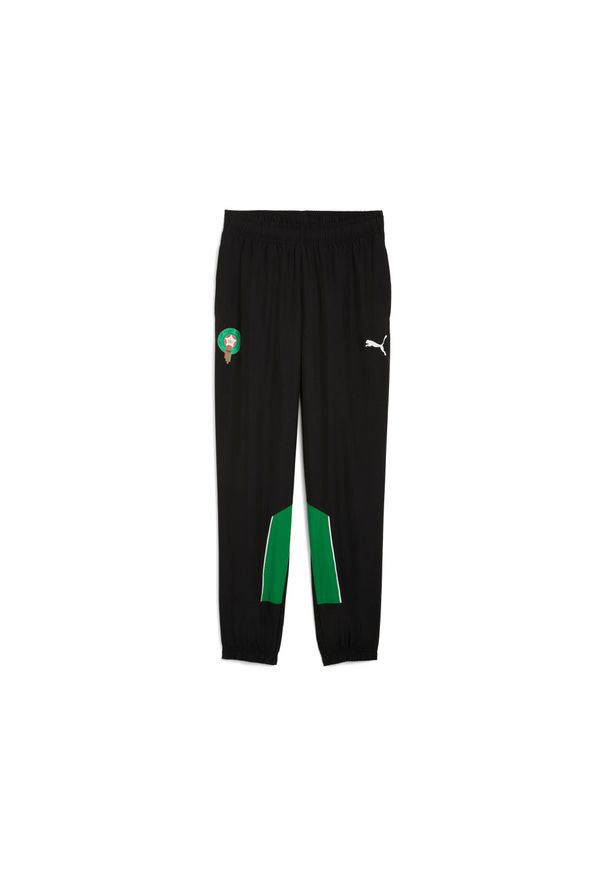 Puma - Spodnie dresowe Maroko Archive. Kolor: czarny. Materiał: dresówka. Sport: piłka nożna