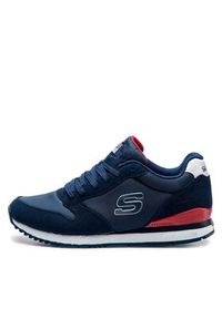 skechers - Skechers Sneakersy Waltan 52384/NVY Granatowy. Kolor: niebieski. Materiał: materiał #3