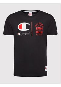 Champion T-Shirt STRANGER THINGS Unisex 217791 Czarny Custom Fit. Kolor: czarny. Materiał: bawełna #4