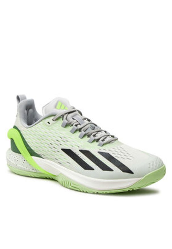 Adidas - adidas Buty do tenisa adizero Cybersonic Men IF0435 Zielony. Kolor: zielony. Materiał: materiał, mesh. Sport: tenis