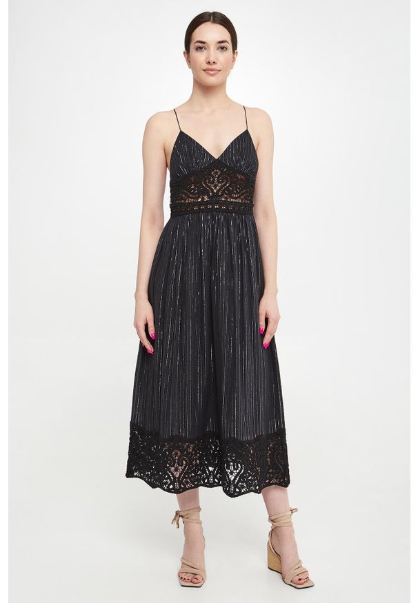 Twinset Milano - Sukienka TWINSET. Długość: maxi