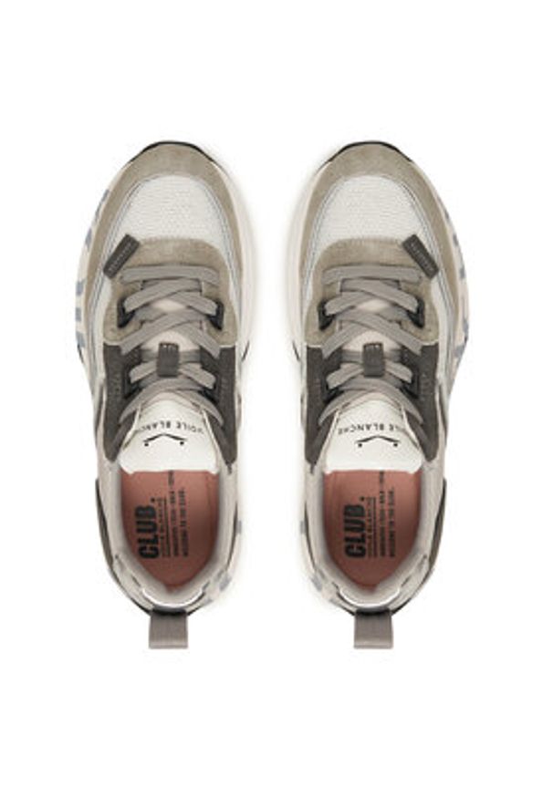 Voile Blanche Sneakersy Club 105. 2017475-11 Szary. Kolor: szary. Materiał: zamsz, skóra