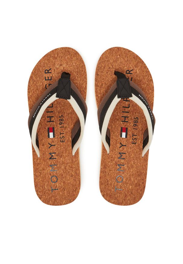 TOMMY HILFIGER - Japonki Tommy Hilfiger. Kolor: czarny