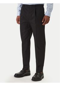 Calvin Klein Chinosy LV04LE612G Czarny Slim Fit. Kolor: czarny. Materiał: bawełna #1