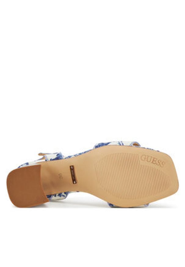 Guess Sandały FLJGA2 FAP03 Niebieski. Kolor: niebieski. Materiał: skóra