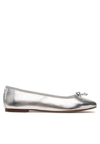 Baleriny Geox. Kolor: srebrny #1