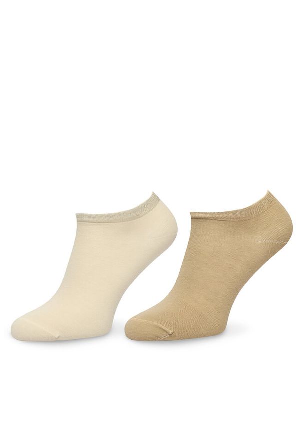 TOMMY HILFIGER - Skarpety krótkie Tommy Hilfiger. Kolor: beżowy