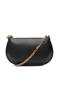 TOMMY HILFIGER - Tommy Hilfiger Torebka Th Glam Mini Chain Crossover AW0AW18142 Czarny. Kolor: czarny. Materiał: skórzane #3