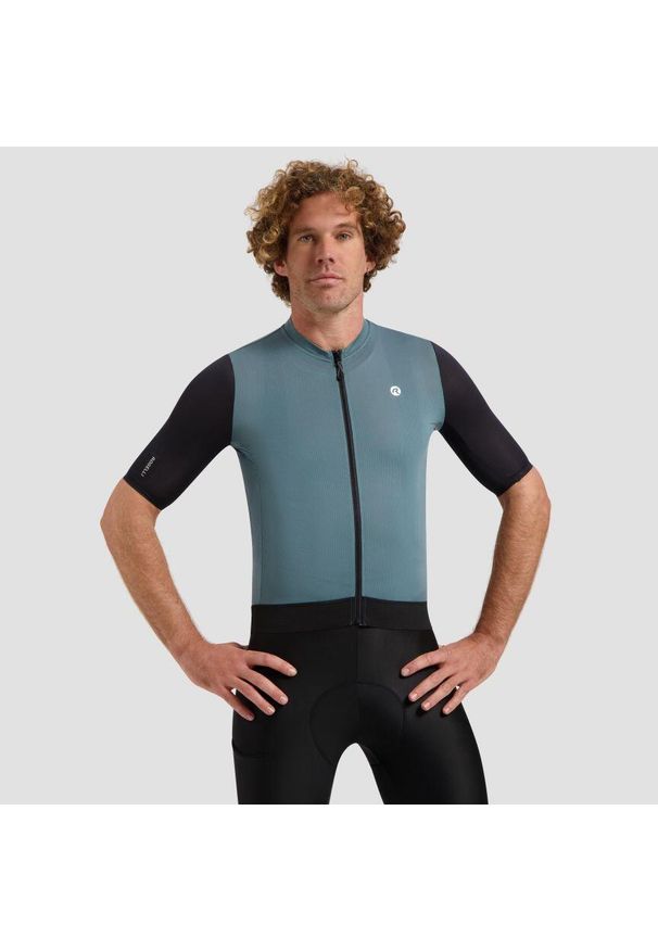 ROGELLI - Koszulka rowerowa męska Rogelli Distance II. Kolor: niebieski, wielokolorowy, czarny. Sport: kolarstwo