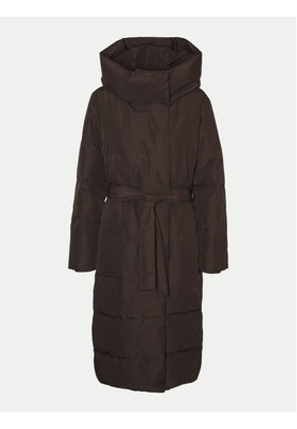 Vero Moda Kurtka puchowa Leonie 10311566 Brązowy Regular Fit. Kolor: brązowy. Materiał: syntetyk